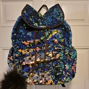 Justice sequin backpack